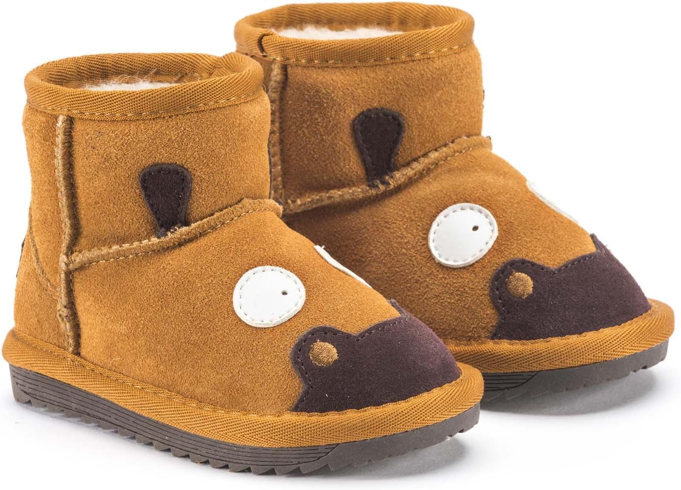 Snugs Kinder Lammfellstiefel – Warme Winterstiefel aus Rauleder