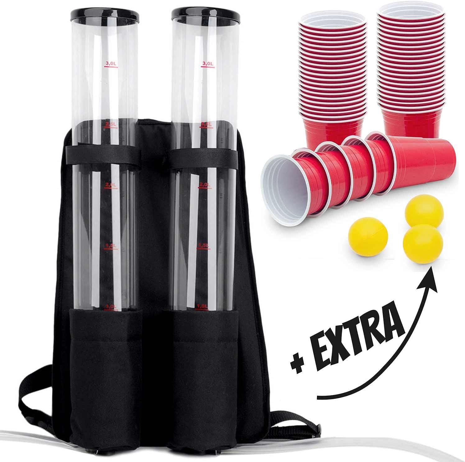 Bierrucksack Duo 6L - Mobiler Getränkerucksack für Partys & Festivals