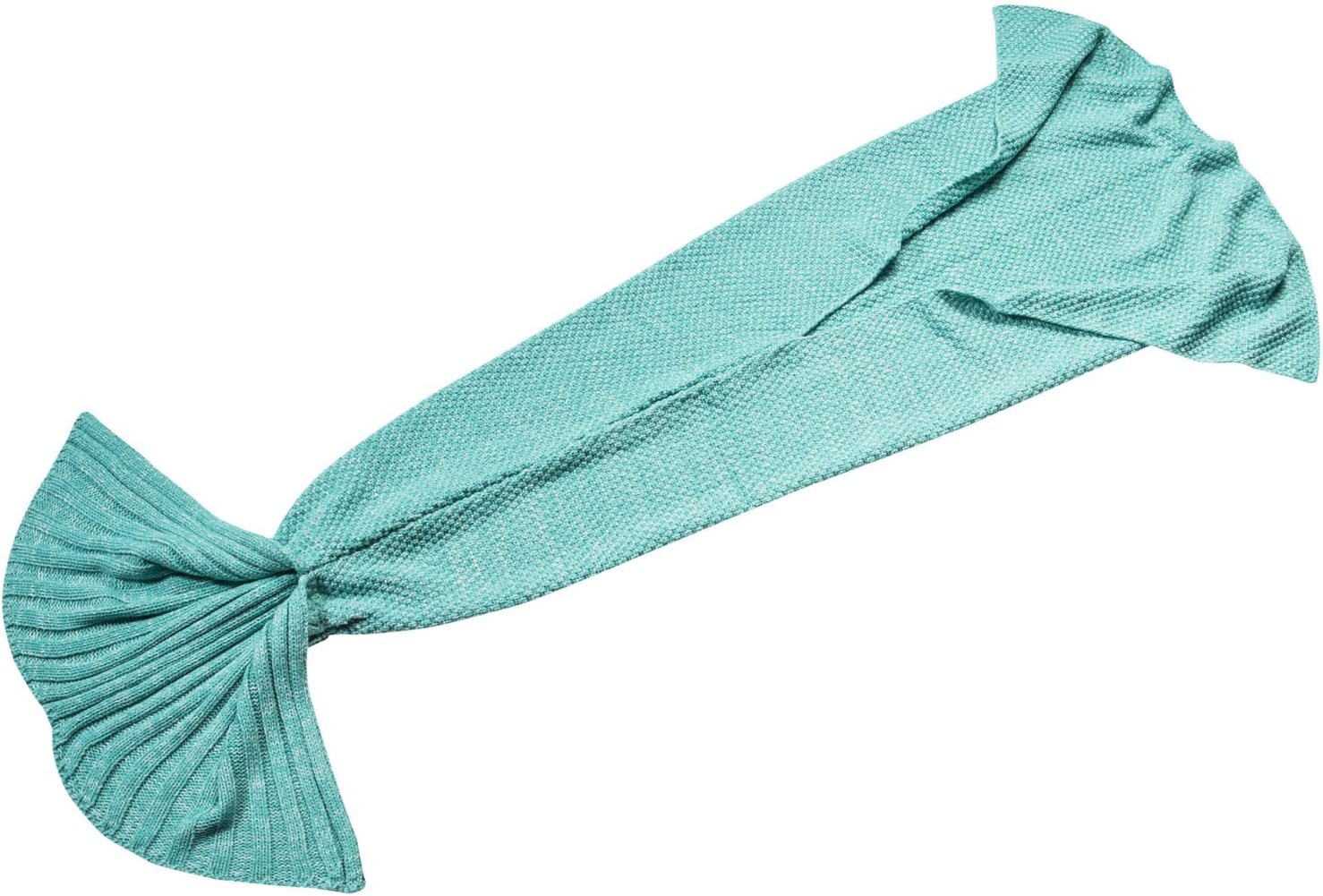 Feluna Meerjungfrau Kuscheldecke – 180x85 cm – Weiche Strickdecke