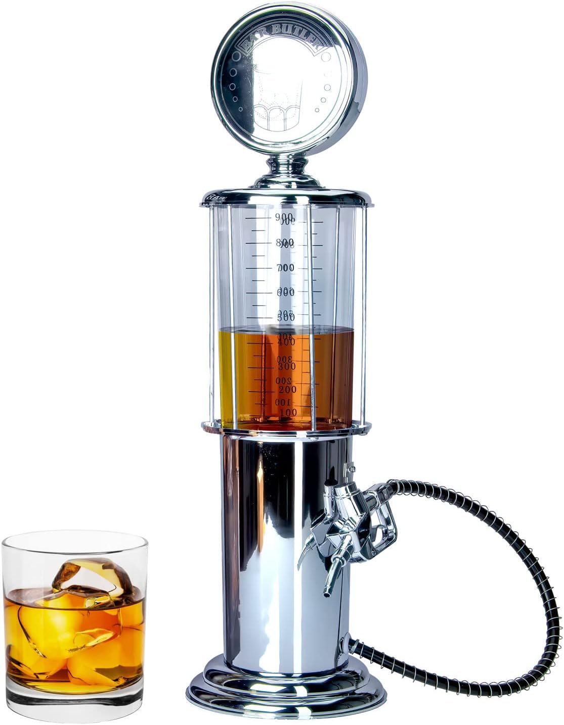 Retro Getränkespender – 1 Liter US-Zapfsäule Bar-Butler