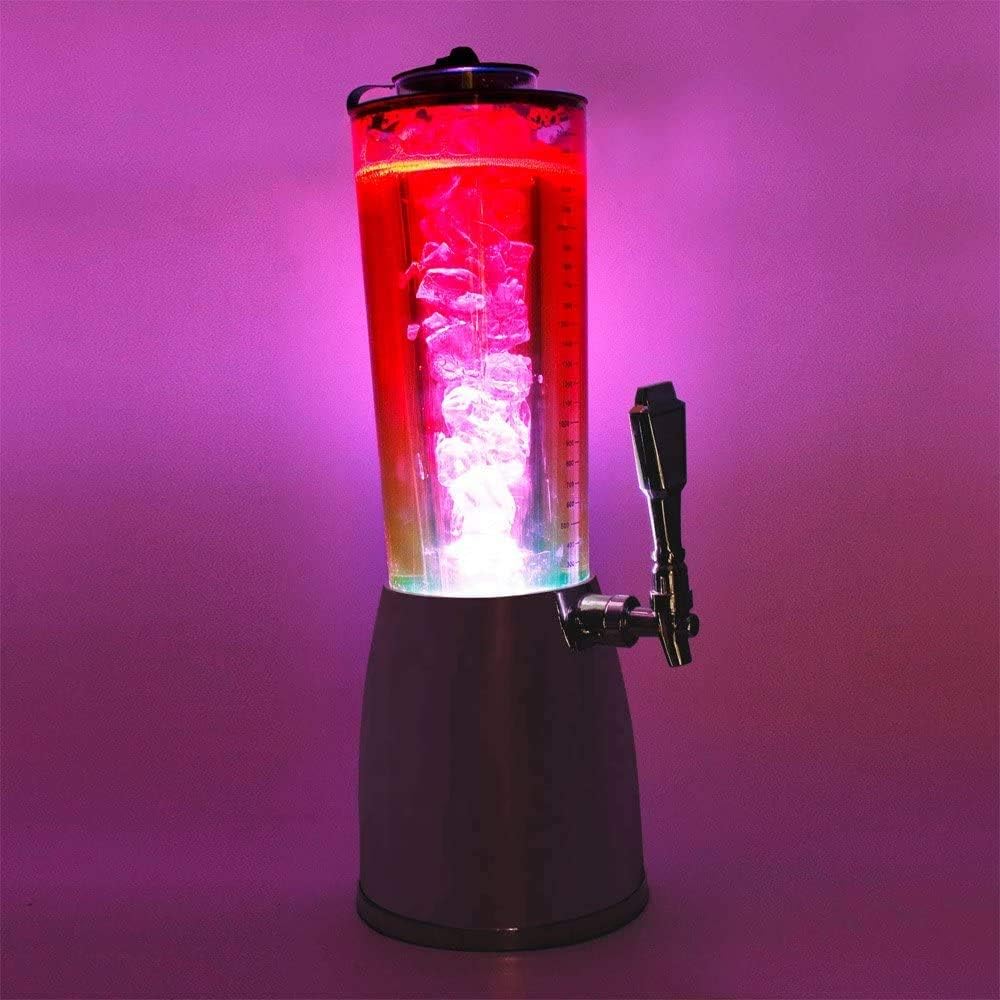 Biertower 4 Liter Biersäule – Zapf-Spender mit LED & Kühlung