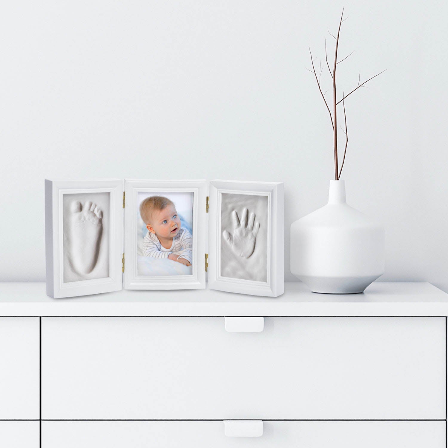 baby-handabdruck-fotorahmen