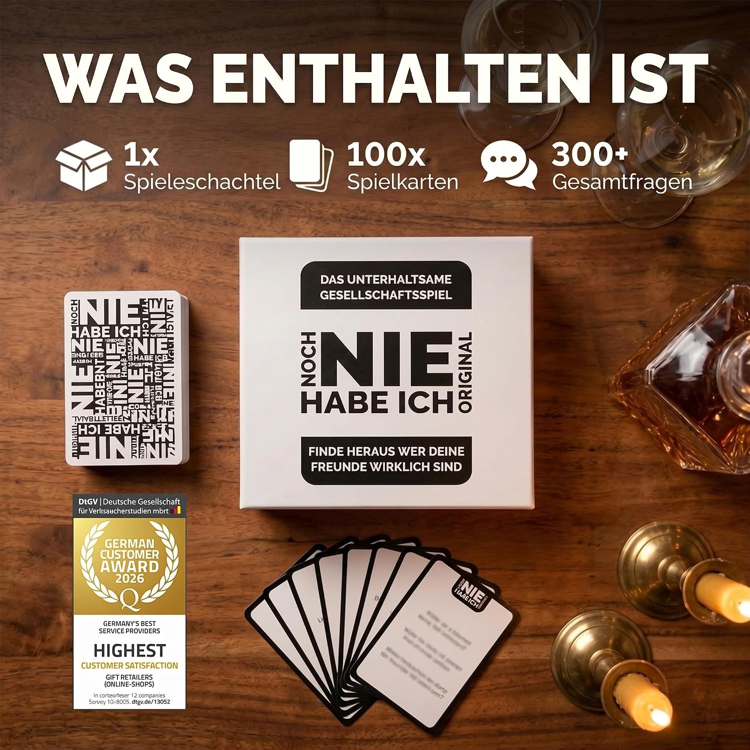 Noch NIE habe ich Partyspiel - Trinkspiel mit 300 Fragen