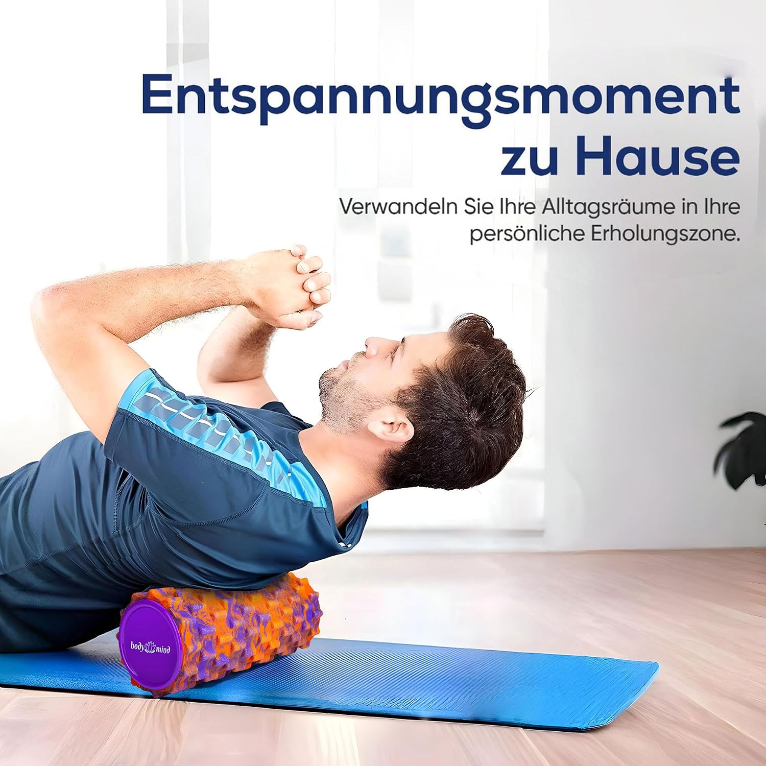 Body & Mind Faszienrolle – Massage-Rolle für Faszientraining