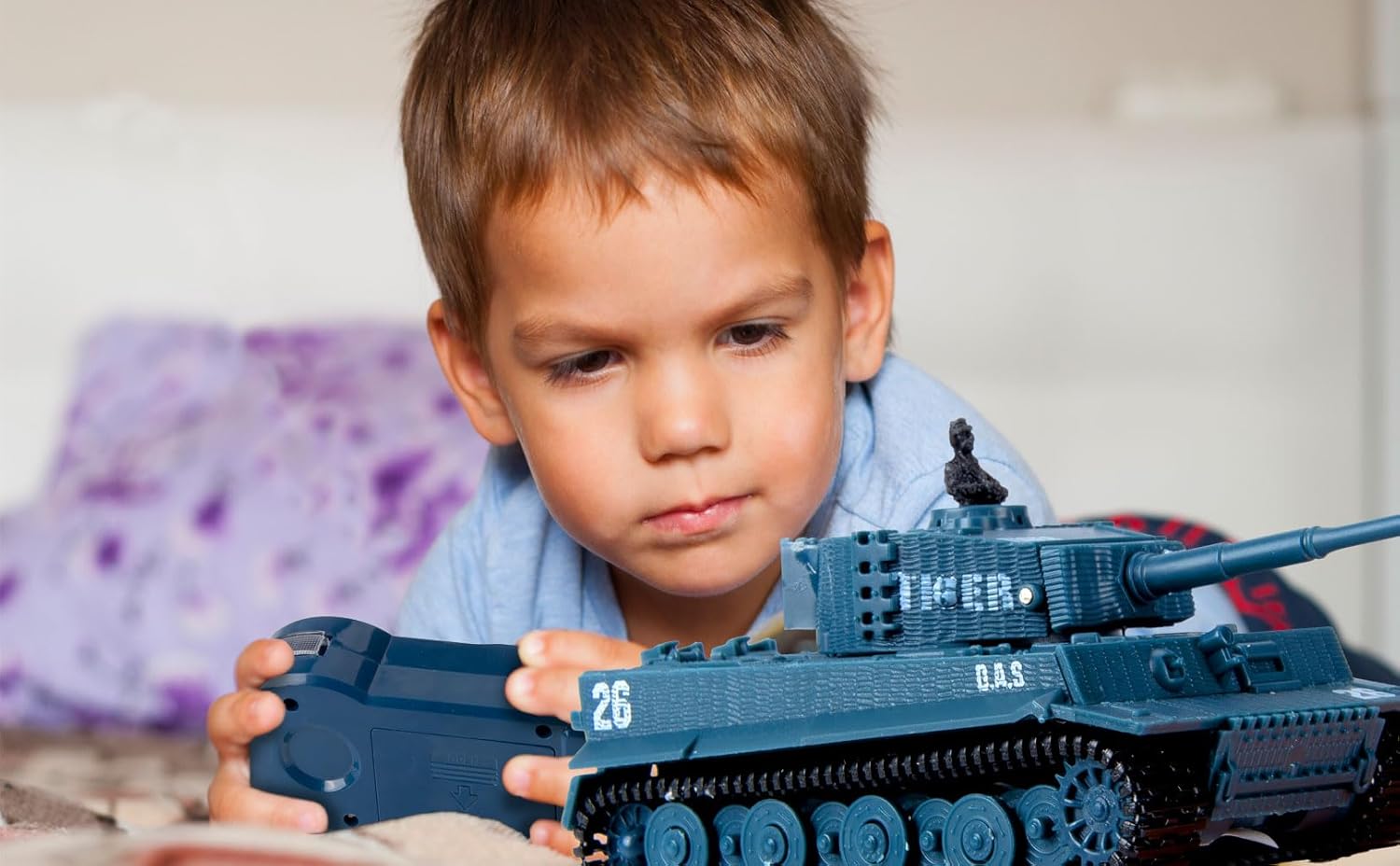 RC Mini-Panzer Tiger I - Ferngesteuertes Modell mit Schussfunktion