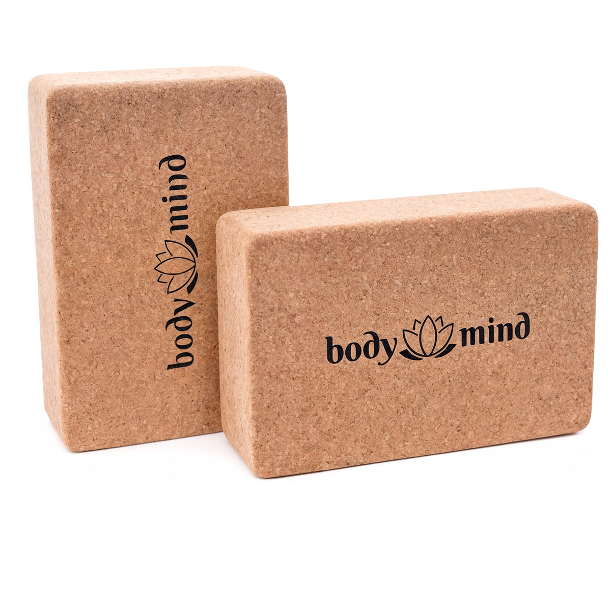 Yoga-Block aus Kork 2er-Set - Rutschfest & Stabil für Ihr Yoga