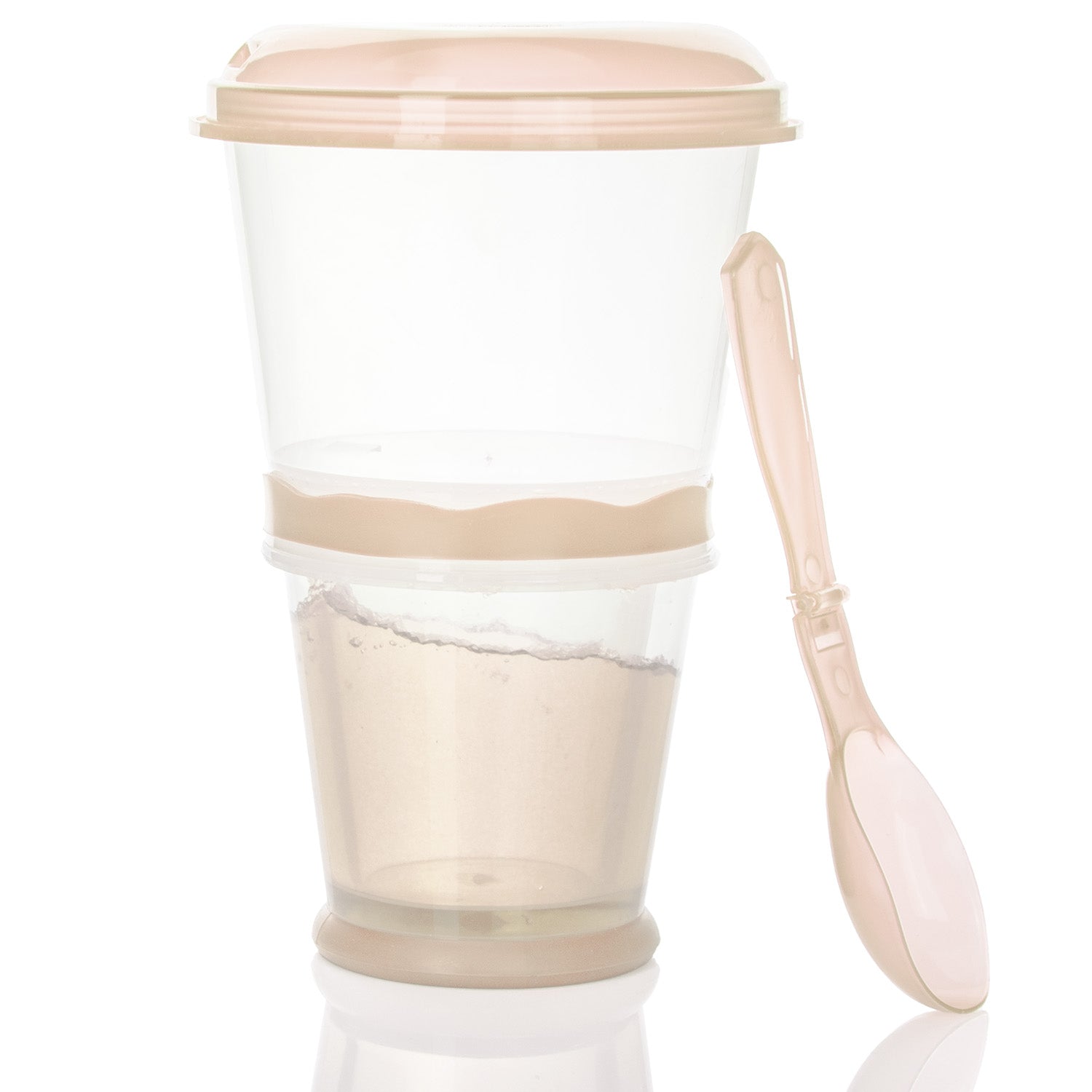 Müslibecher - Müsli-to-Go Becher mit Löffel