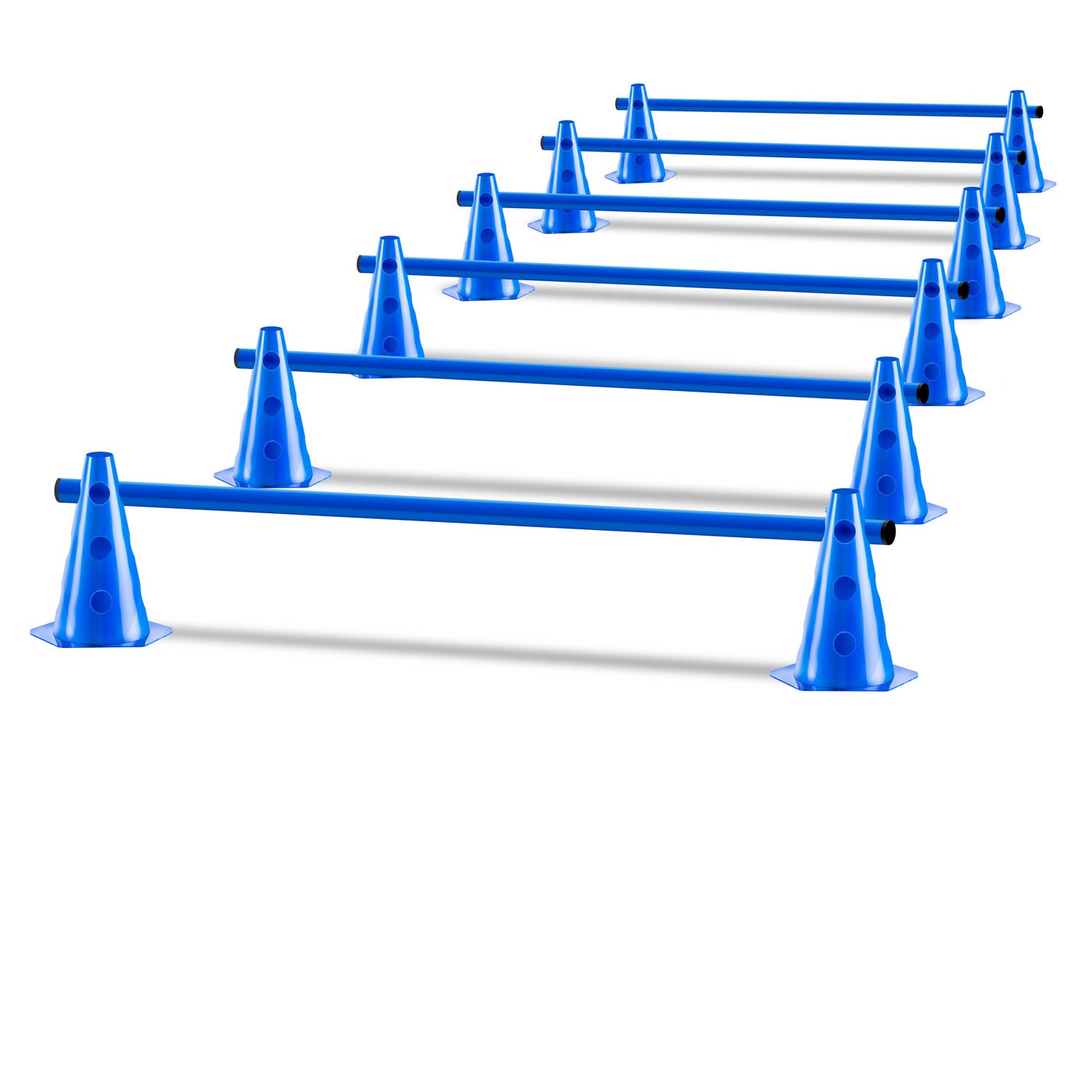 Steckhürden Set für Hunde; Agility Trainingszubehör für Hunde & Pferde