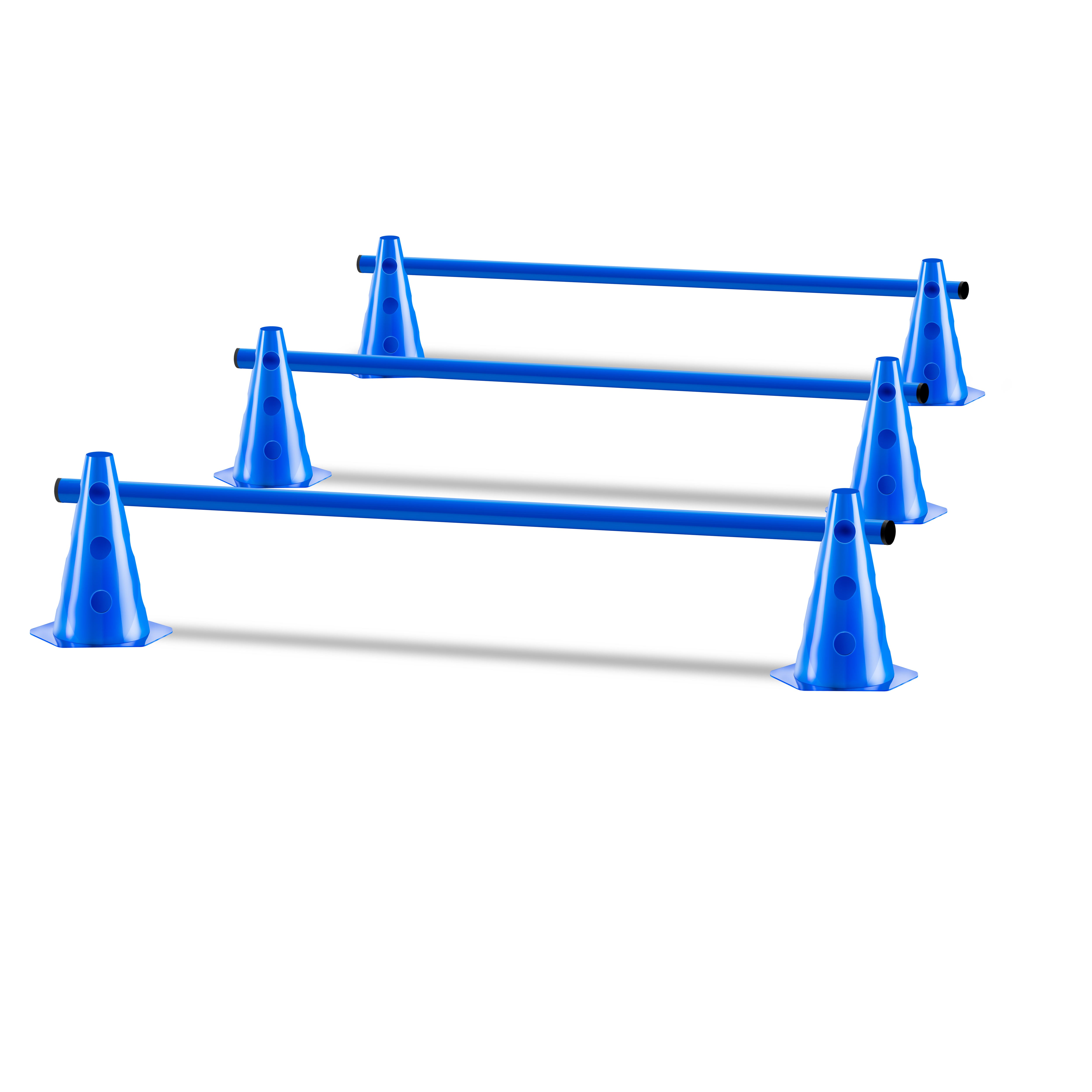 Steckhürden Set für Hunde; Agility Trainingszubehör für Hunde & Pferde