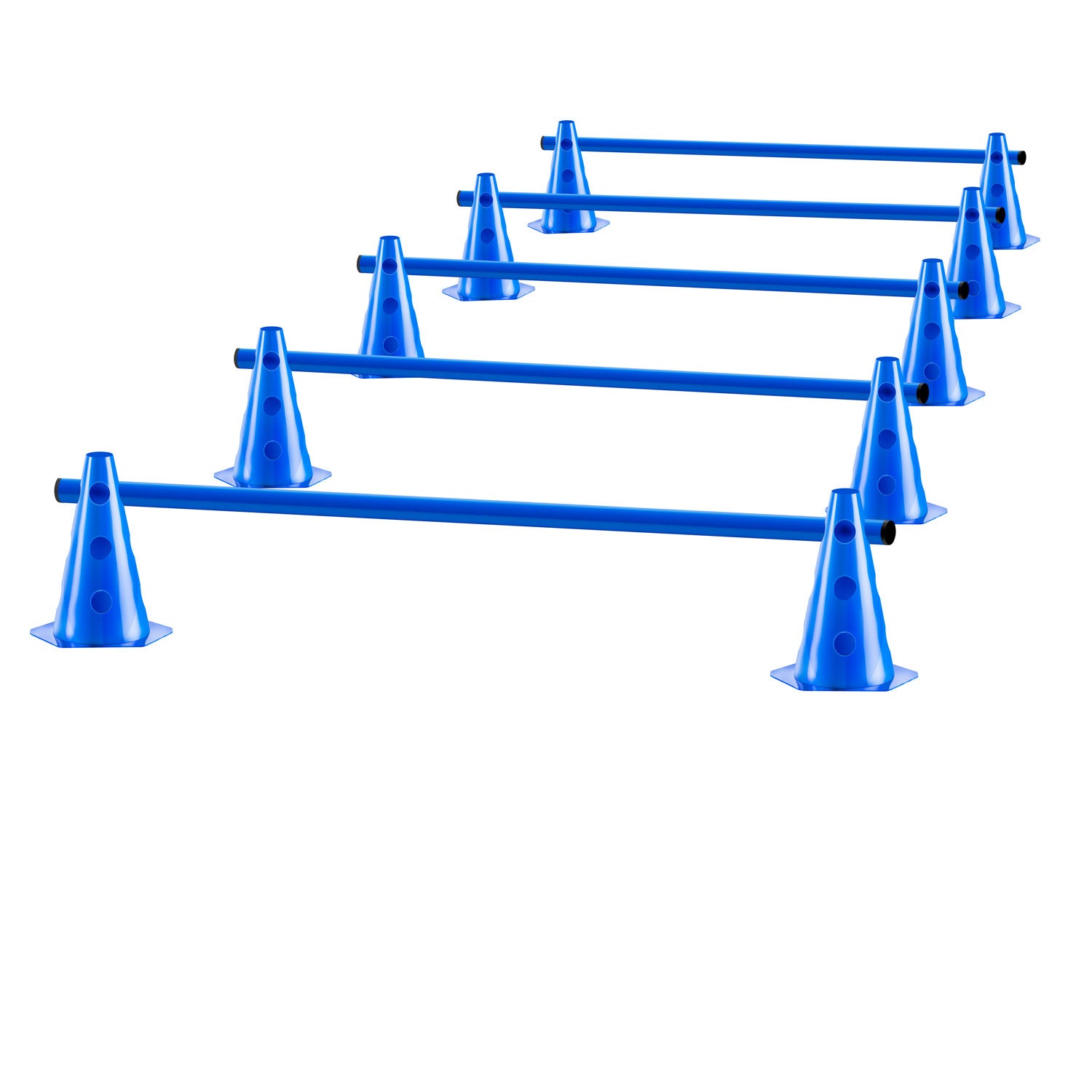 Steckhürden Set für Hunde; Agility Trainingszubehör für Hunde & Pferde