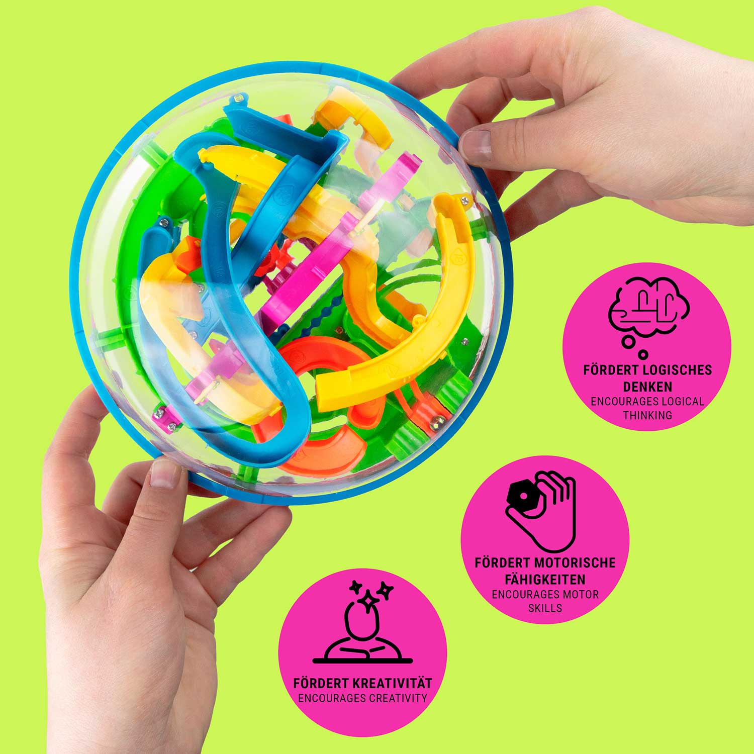 3D Kugel Labyrinth Puzzle - Magic Maze Kugellabyrinth