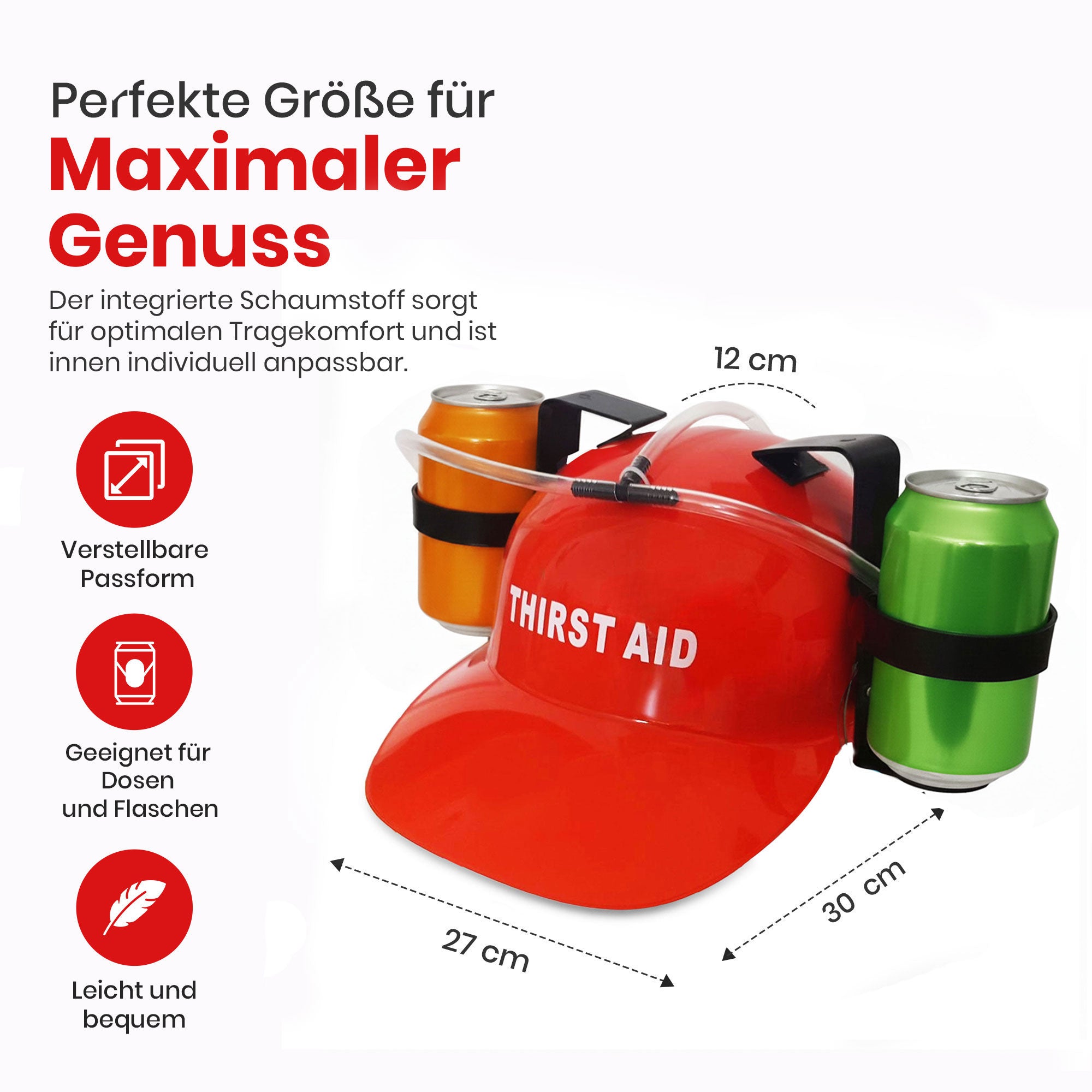 Bierhelm - Party Trinkhelm - Saufhelm für JGA