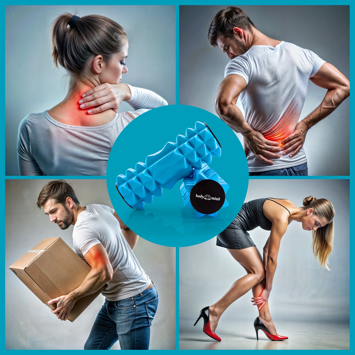 Mini-Faszienrolle – Kompakte Massage-Rolle für gezieltes Faszientraining