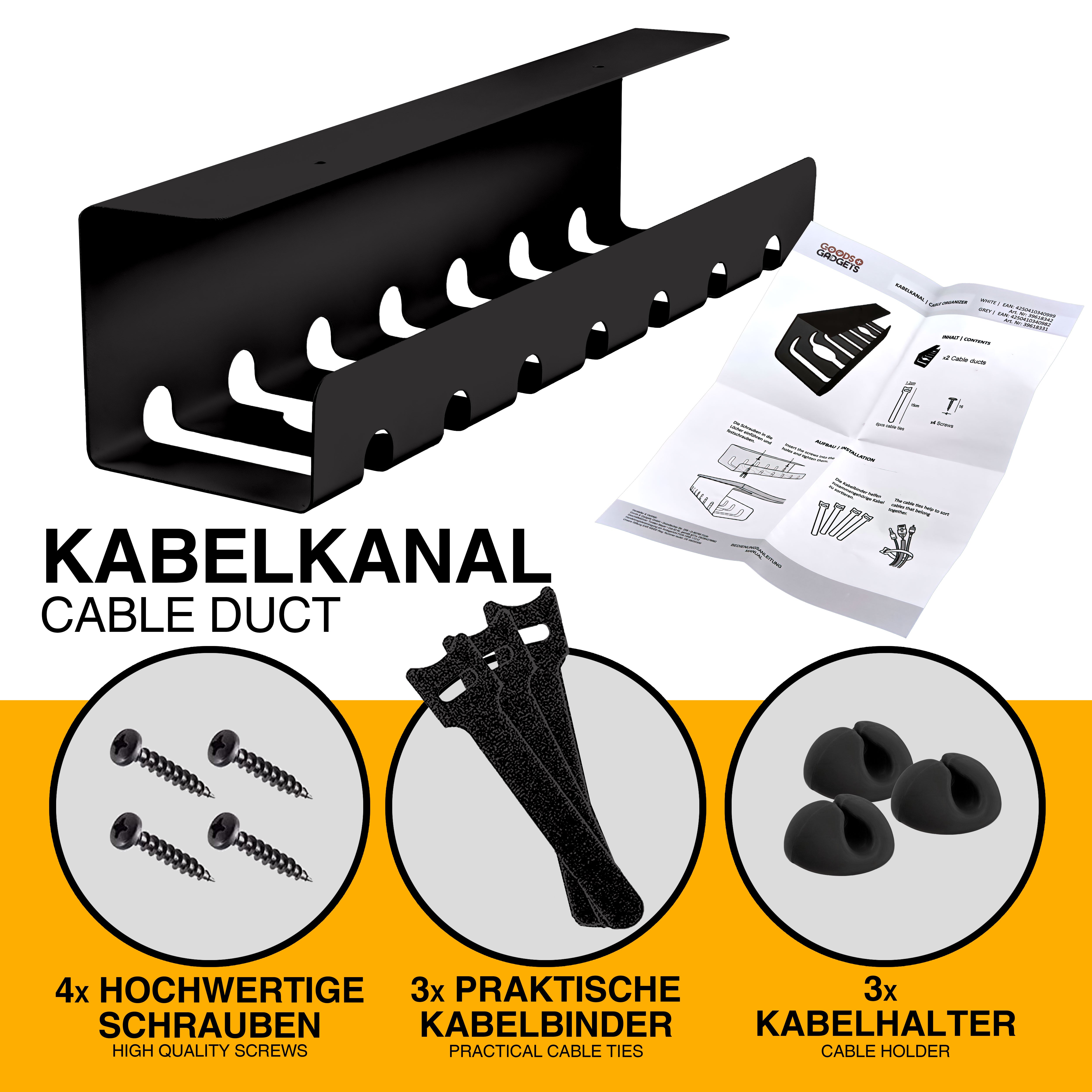 Kabelkanal - Kabel Ordnungssystem