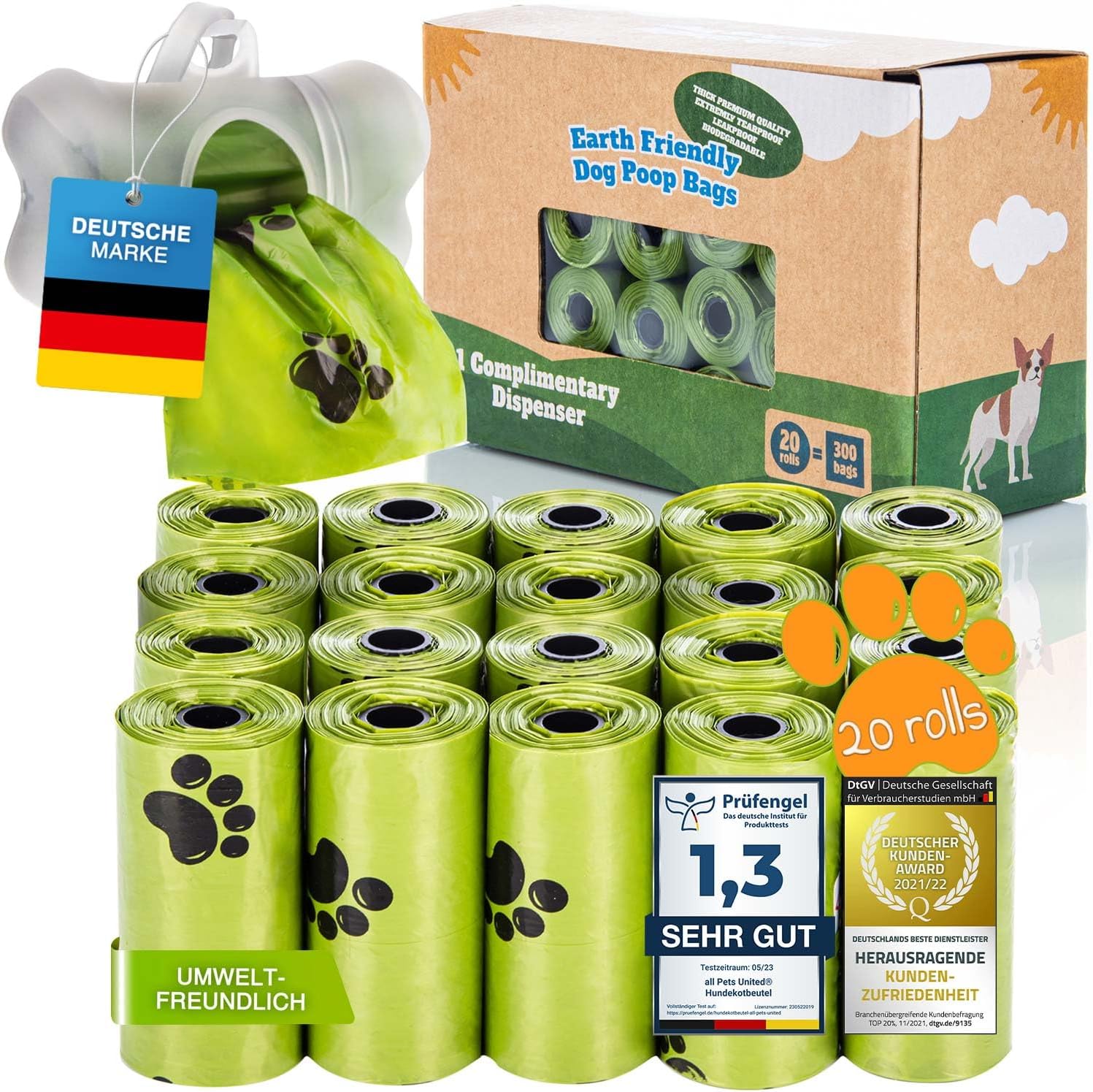 Reißfeste Hundekotbeutel – Umweltfreundlich & Auslaufsicher