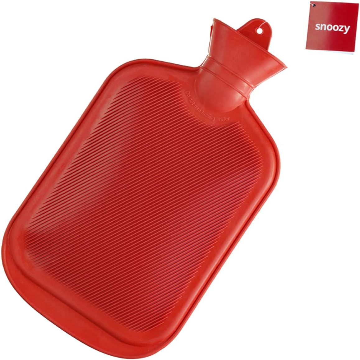 Snoozy 2L Wärmflasche mit Herz-Bezug - Kuschelige Wärme
