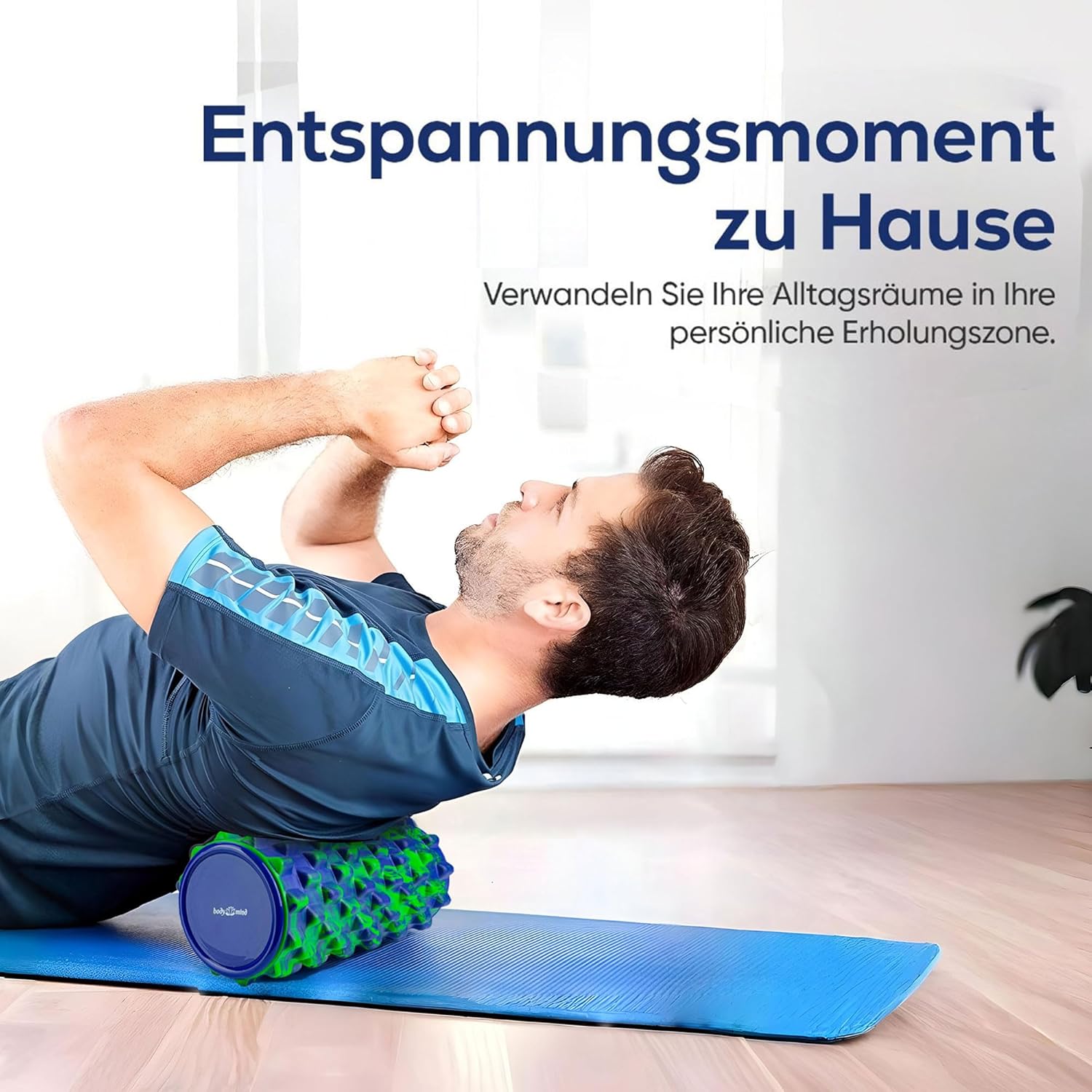 Body & Mind Faszienrolle – Massage-Rolle für Faszientraining