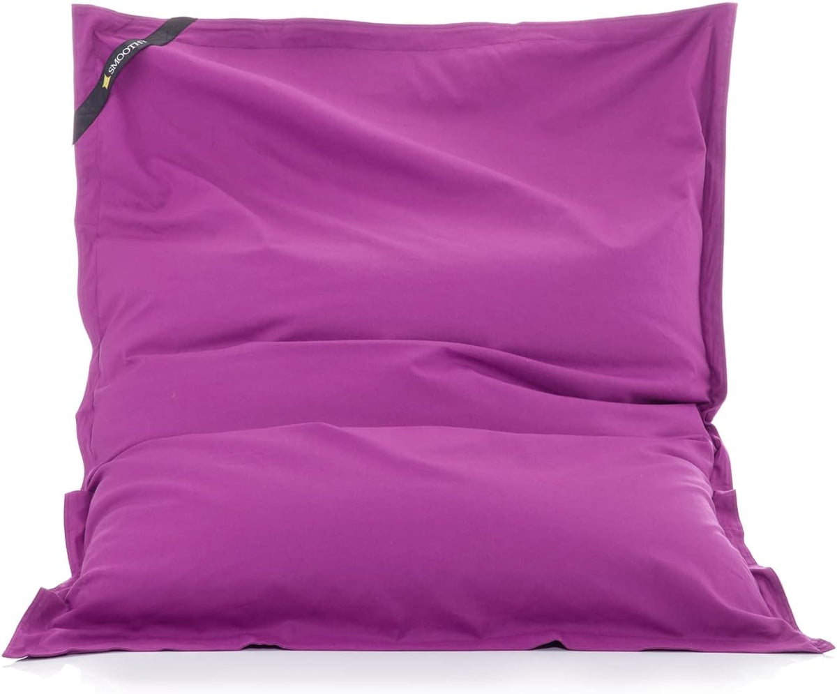 Smoothy Classic Cotton Sitzsack 400L – Amethyst-Lila – XXL Sitzkissen