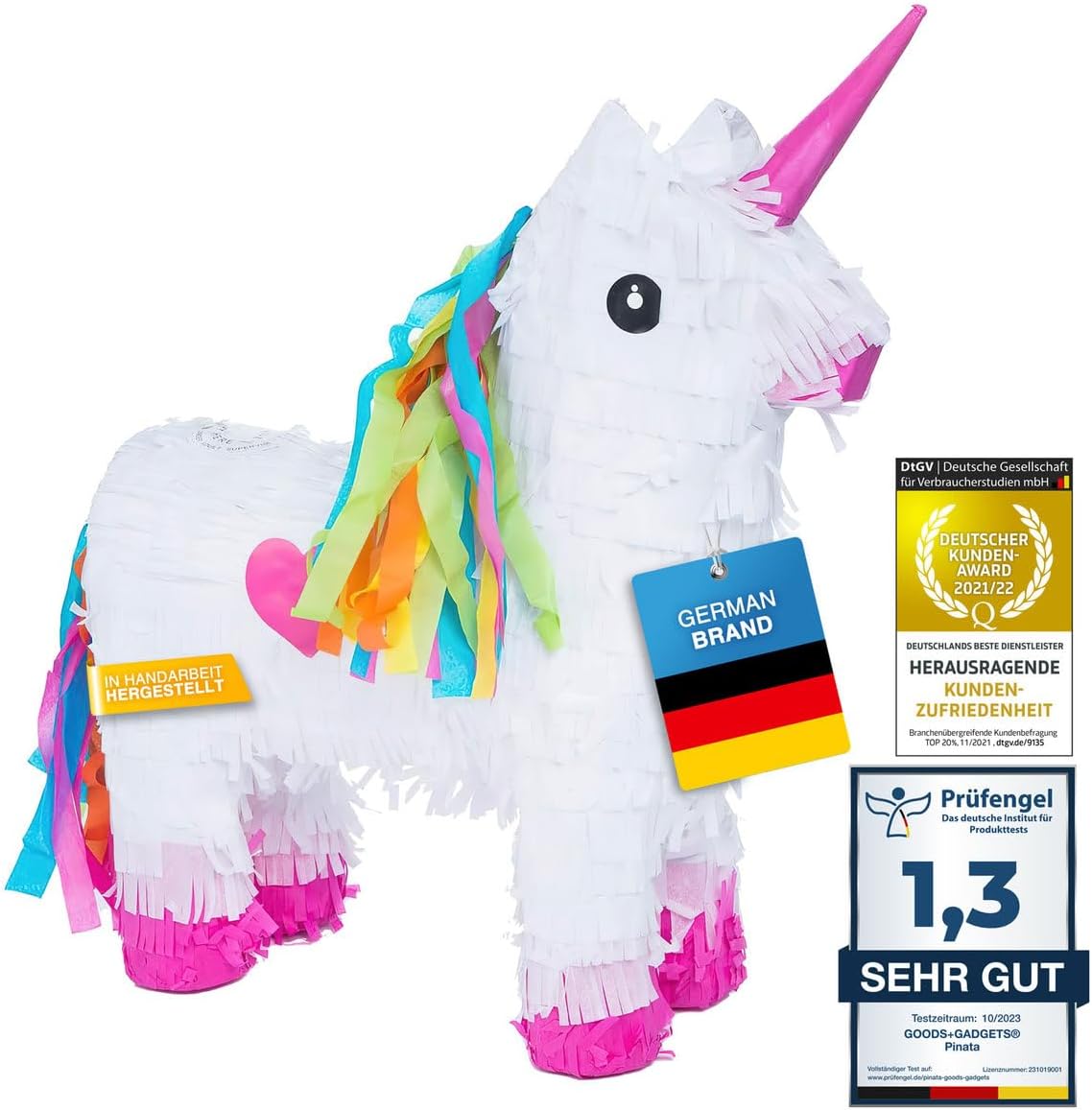 Pinata "Einhorn - Geburtstags Pinatas zum Befüllen
