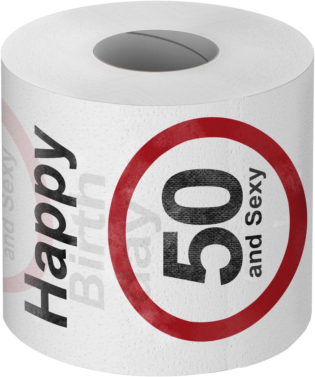 Klopapier 50. Geburtstag - Lustiges Toilettenpapier Scherzartikel