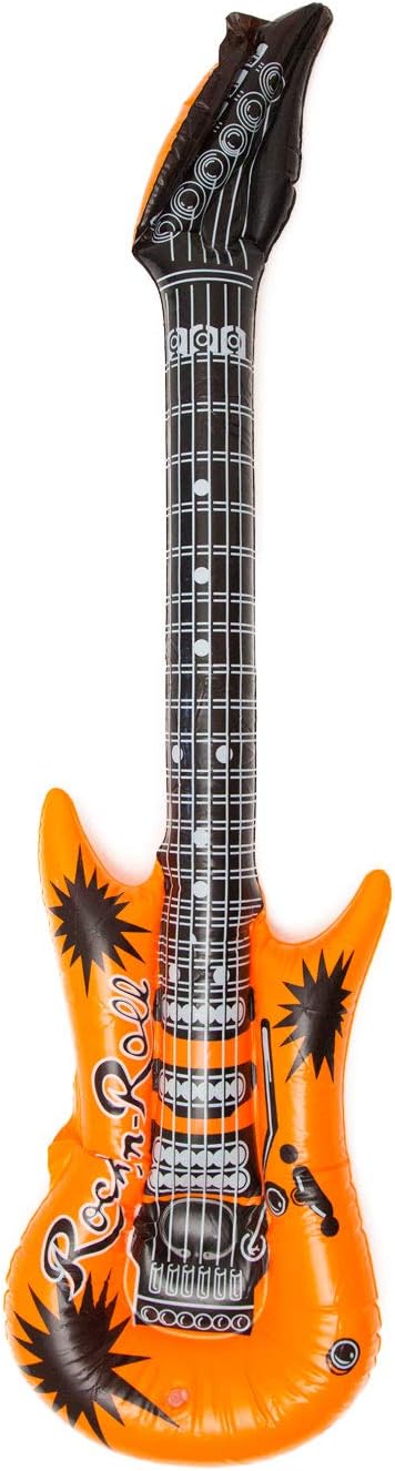 Luftgitarre 100cm - Aufblasbare Rockstar-Gitarre für Partys