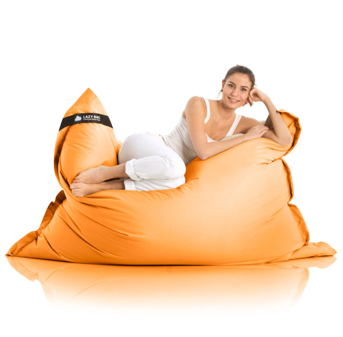 LazyBag Baumwolle Orange – Seitenansicht #Variante_Orange