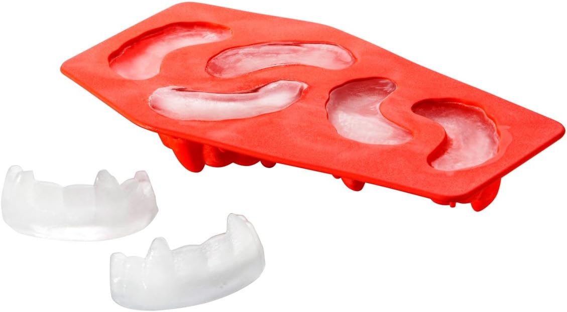 Eiswürfelform Vampirgebiss - Gruselige Silikonform für Drinks