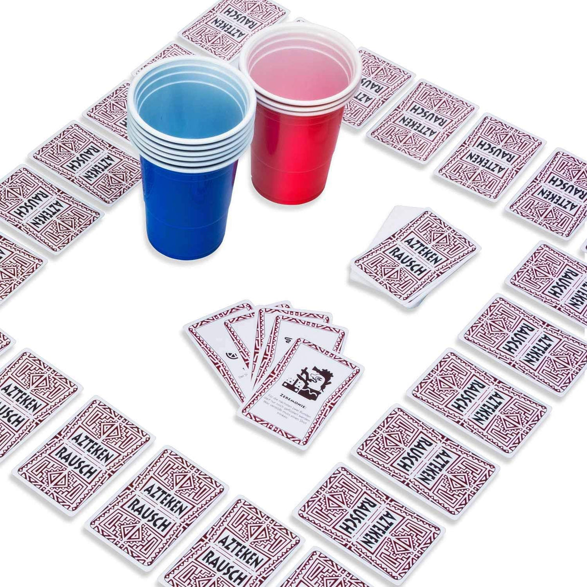Aztekenrausch Trinkspiel - Lustiges Party-Kartenspiel für Erwachsene