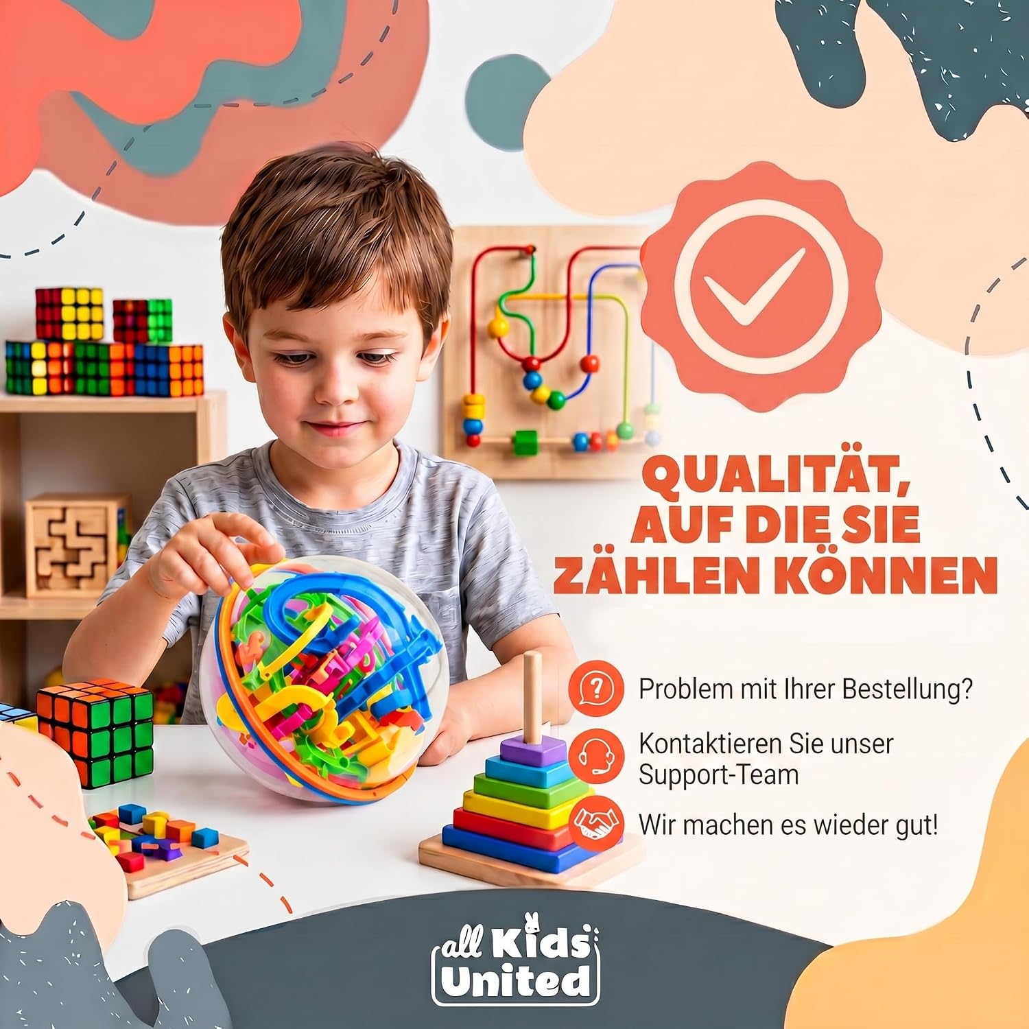 3D Kugel Labyrinth Puzzle – Magic Maze Geschicklichkeitsspiel