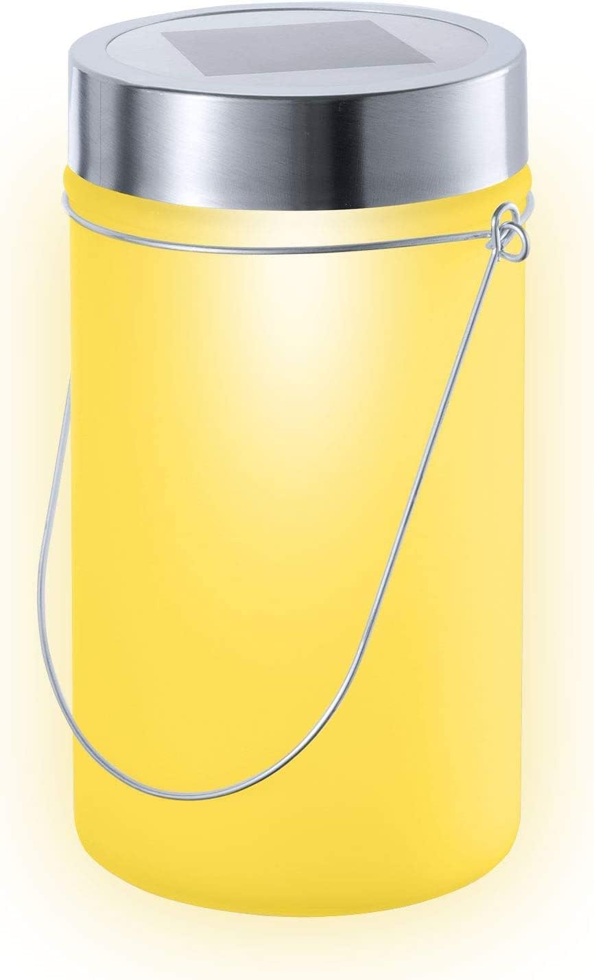 Sun Jar Solar-Laterne Blau - Witterungsbeständige LED-Dekoleuchte