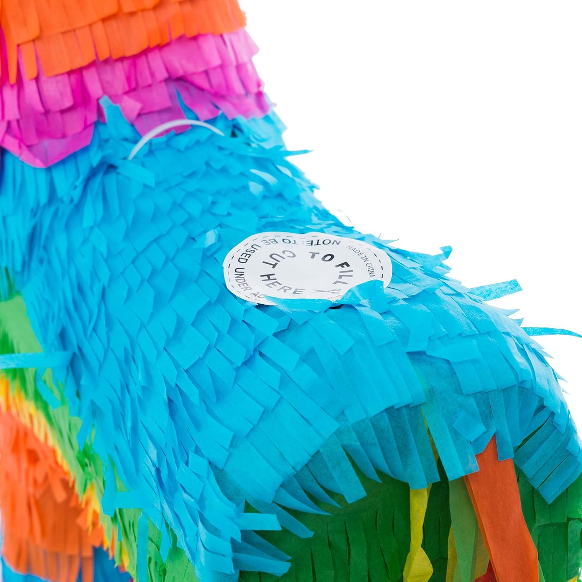 Piñata Set für Kindergeburtstag mit Stab & Augenmaske – Bunter Spaß