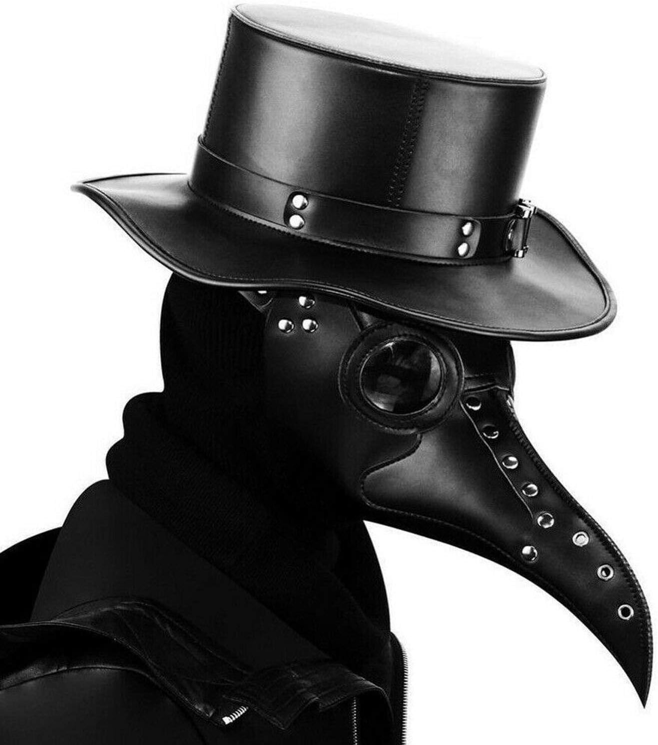 Pest Schnabelmaske Steampunk - Rabenmaske für Halloween & Kostüm