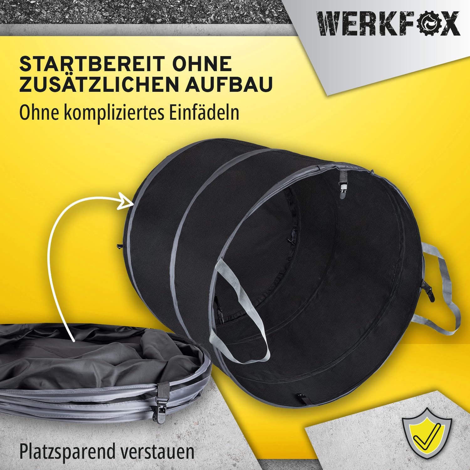 Pop-Up Garten-Abfallsack - Selbststehender Laubsack, 215 Liter