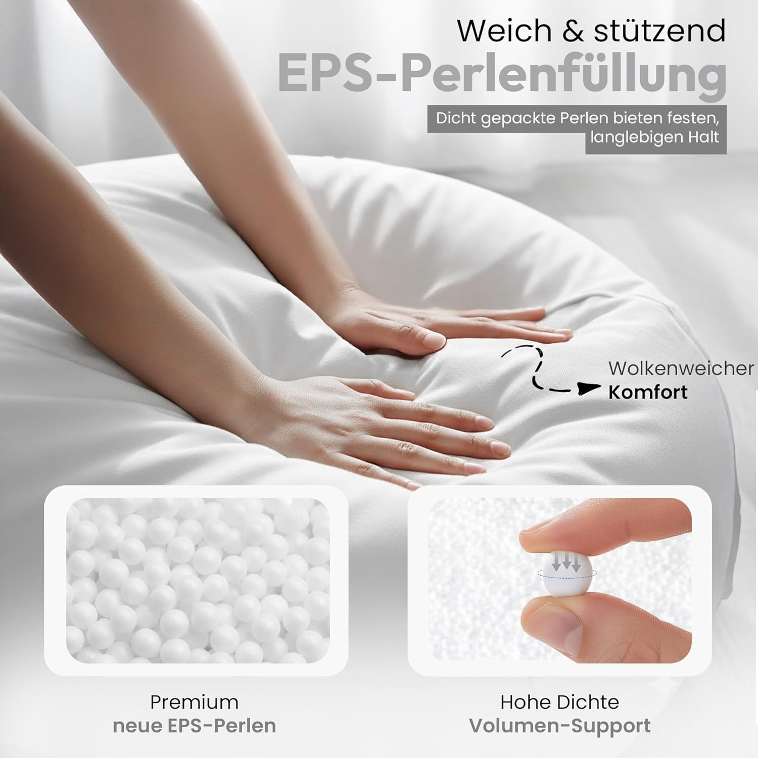 EPS Perlen 430 Liter – Premium Styropor-Füllung für Sitzsäcke