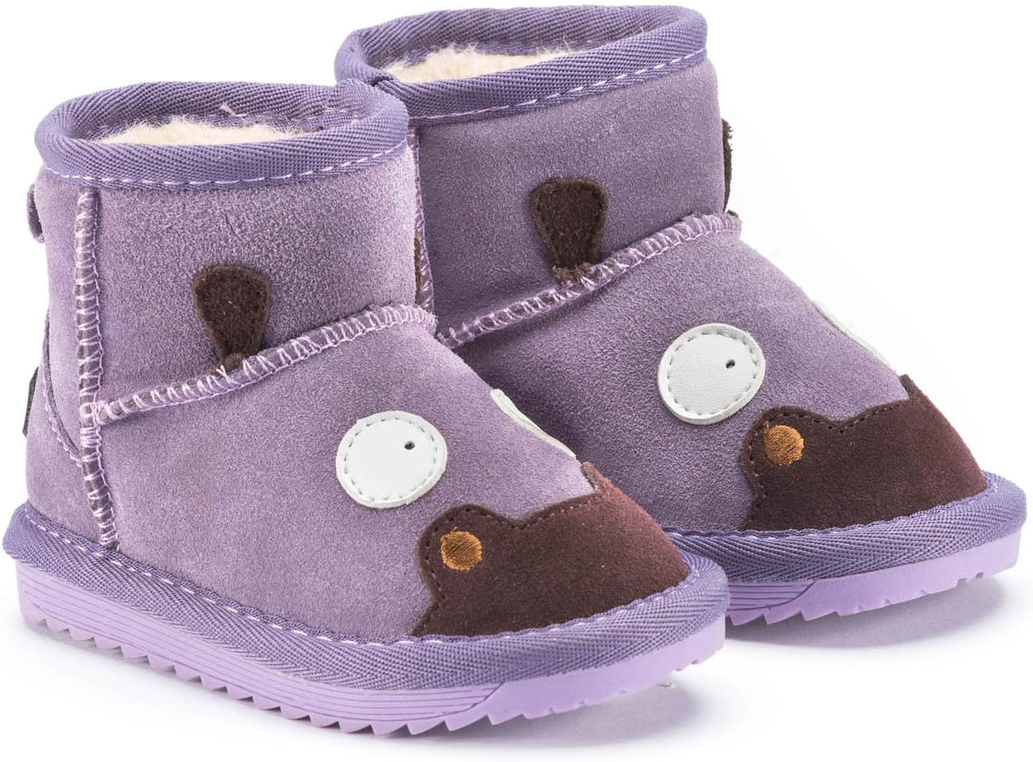 Snugs Kinder Lammfellstiefel – Warme Winterstiefel aus Rauleder