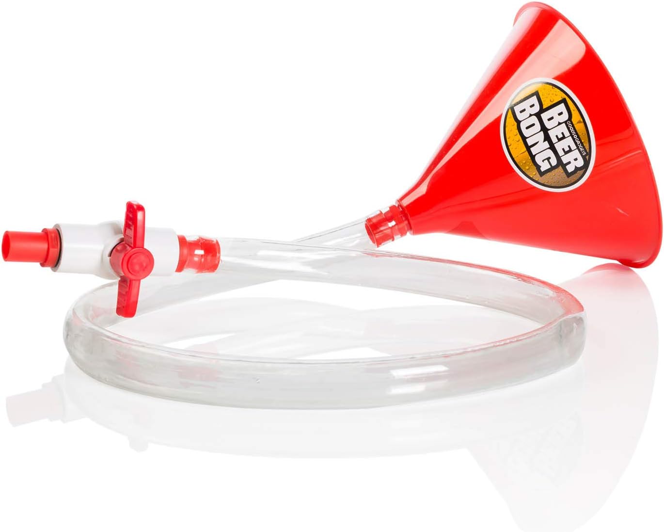 Bierbong Trichter - Party Bierstürzer mit Ventil & Schlauch