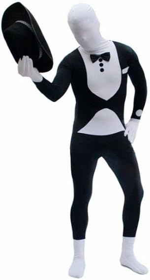 Morph Anzug Smoking - Blickdichtes Ganzkörper-Kostüm für Karneval
