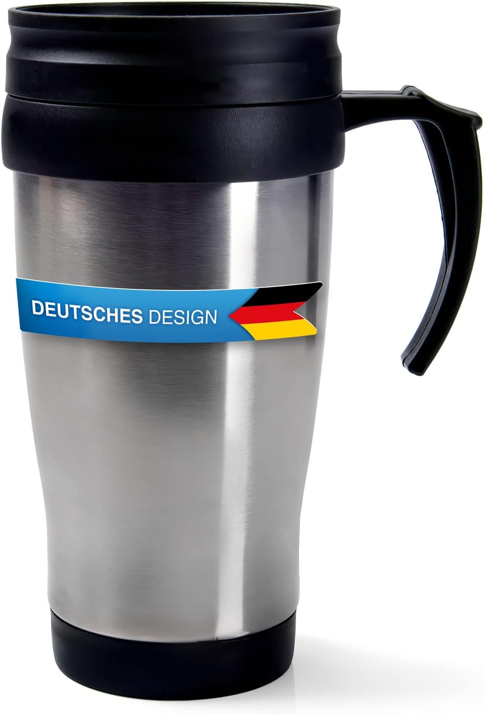 Thermobecher Edelstahl 400ml - Isolierbecher für Unterwegs