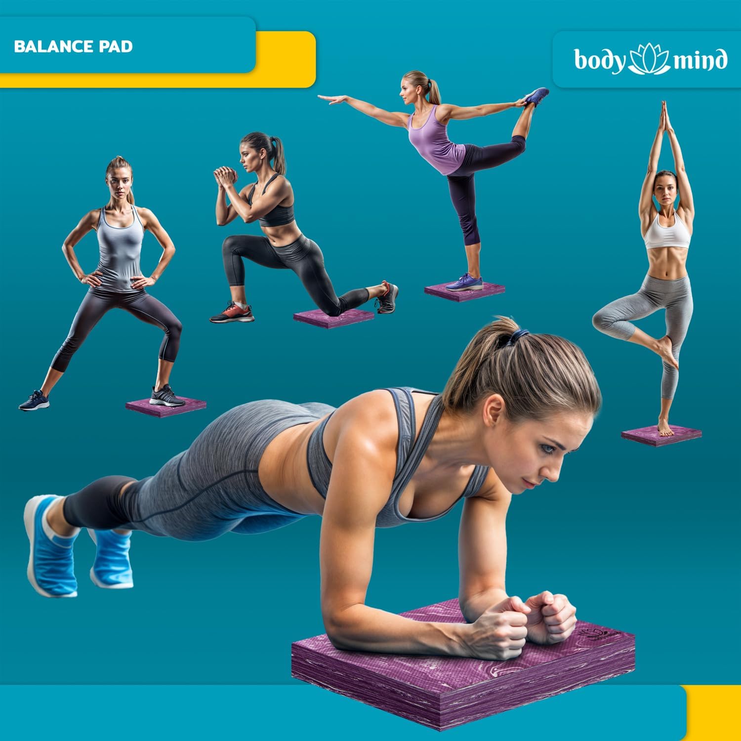 Balance-Pad – Rutschfestes Balancekissen für Stabilität & Training