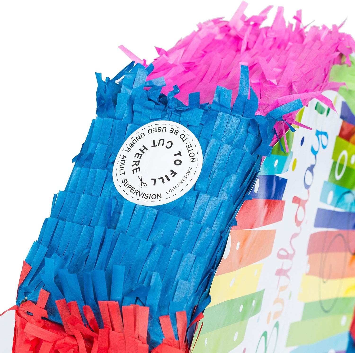 Happy Birthday Pinata - Party-Dekoration zum Befüllen