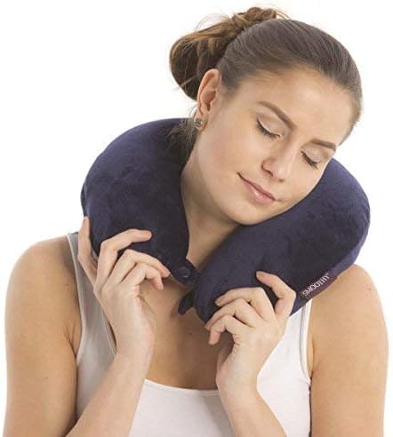 Smoothy Nackenkissen mit EPS-Perlen - Ergonomisches Reisekissen