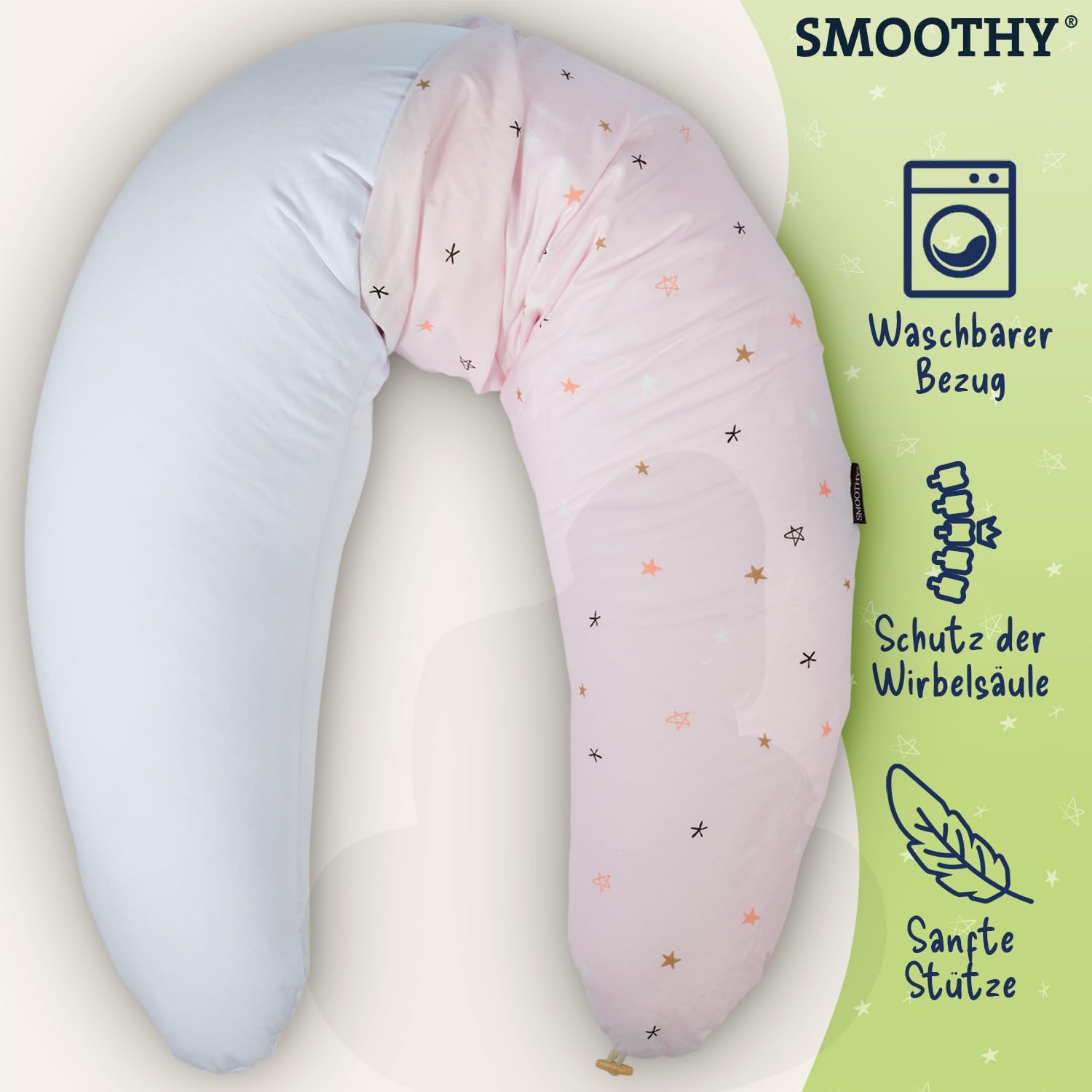 XXL Stillkissen & Schwangerschaftskissen für Seitenschläfer