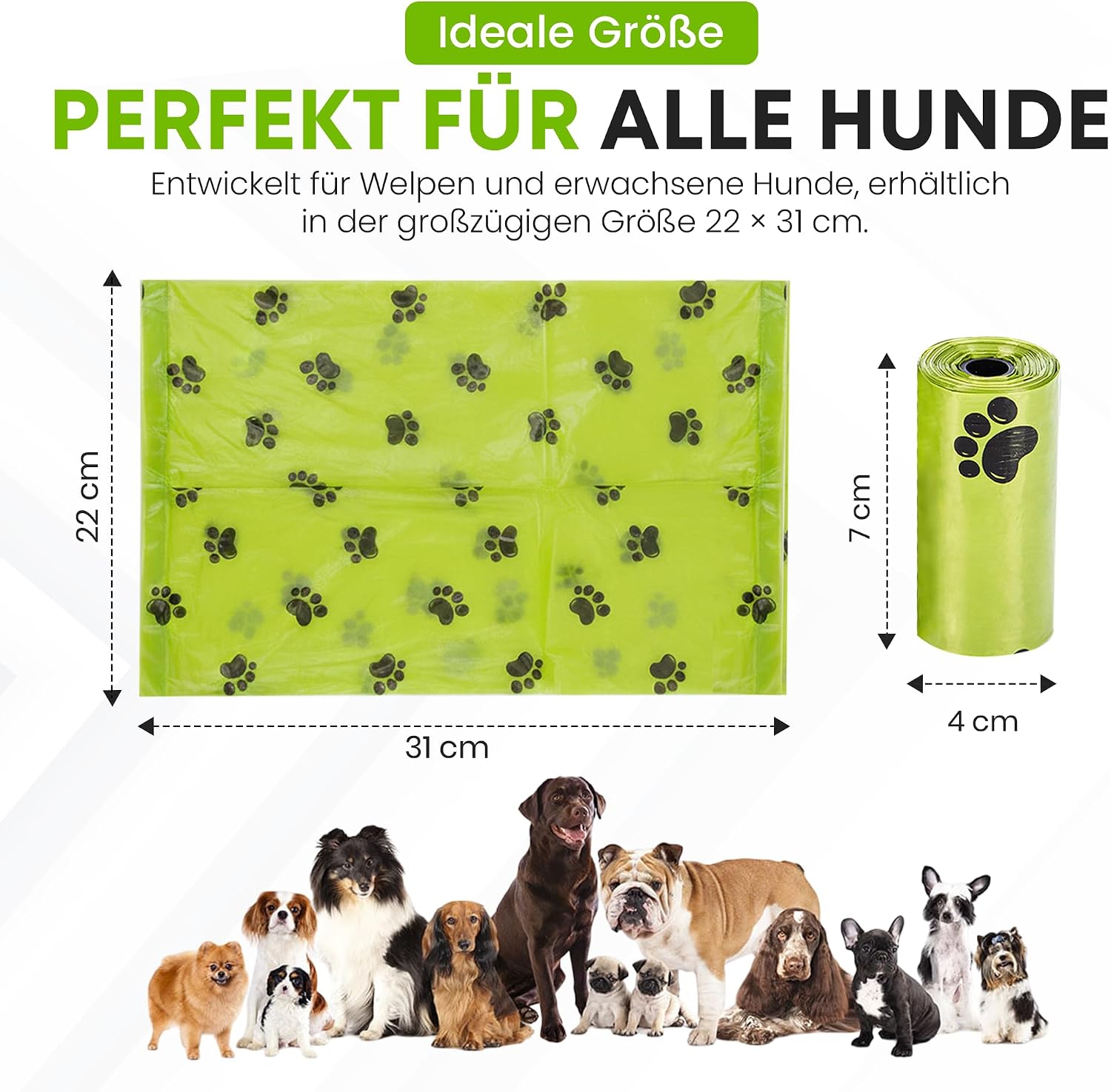 Reißfeste Hundekotbeutel – Umweltfreundlich & Auslaufsicher