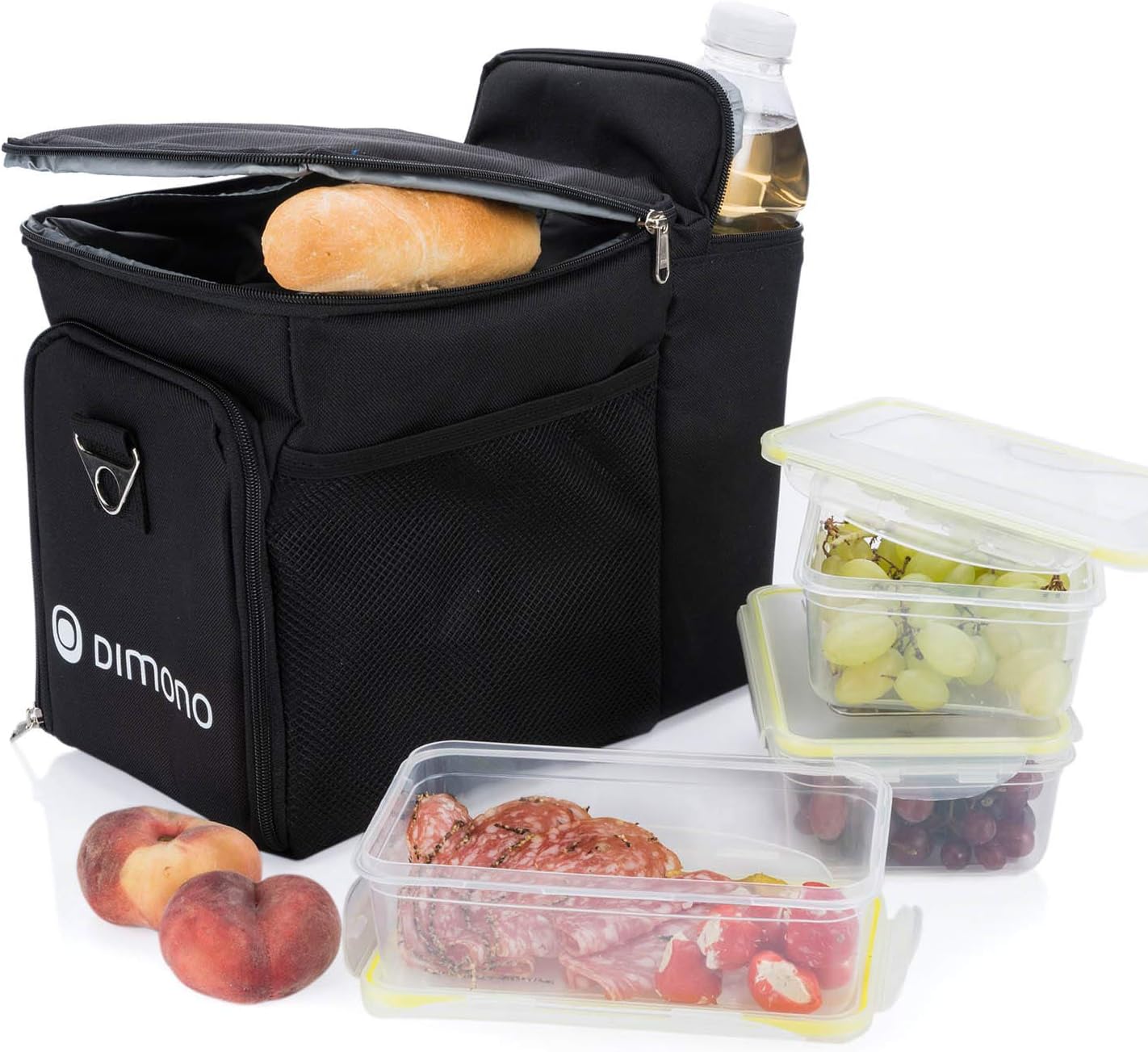 Dimono Kühltasche 15L Set inkl. 3 Frischhaltedosen Blau