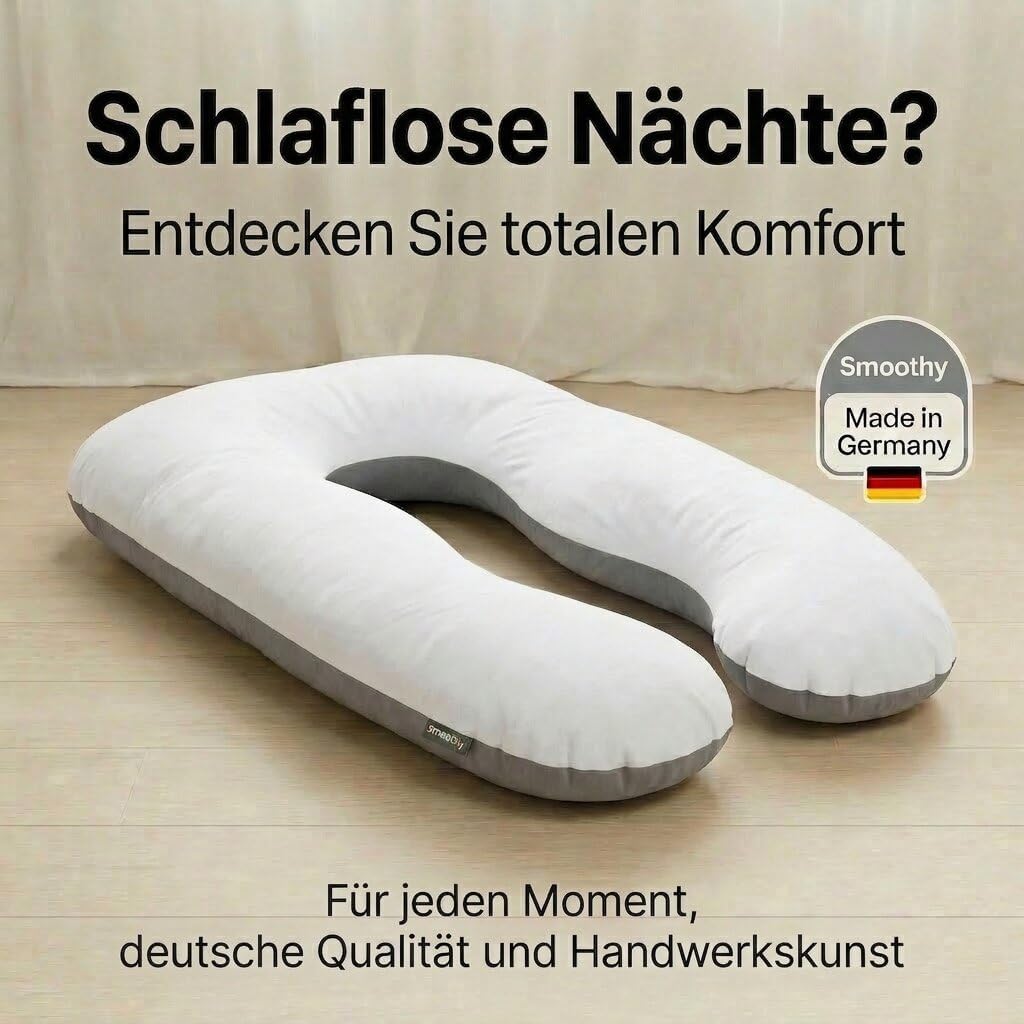 U-Form Schwangerschaftskissen & Seitenschläferkissen Stillkissen