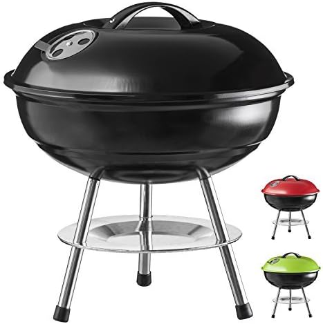 Micro BBQ Kugelgrill - Kompakter Holzkohle-Reisegrill für Camping