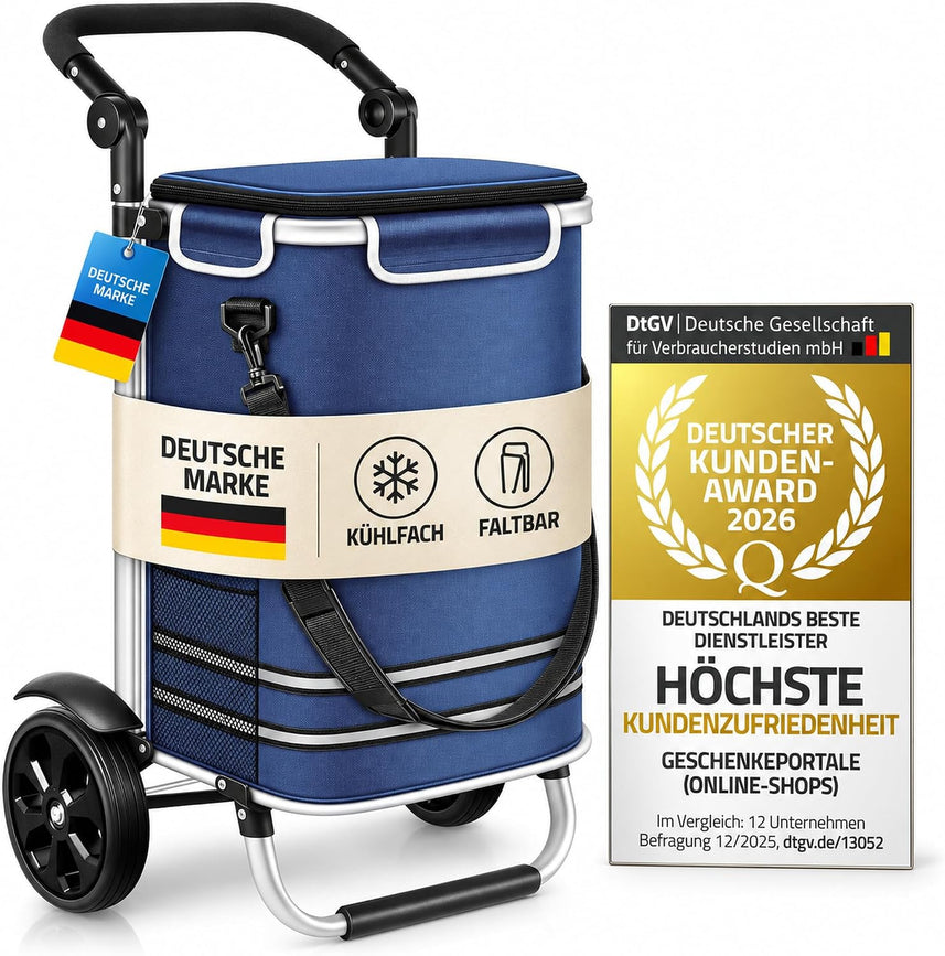 Dimono Einkaufstrolley – Blau