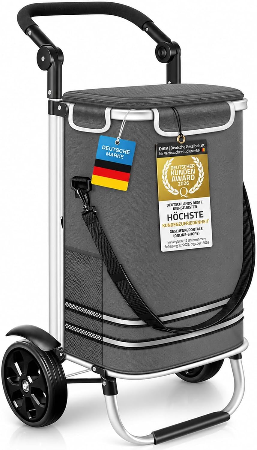 Dimono Einkaufstrolley – Grau #Farbe_Grau