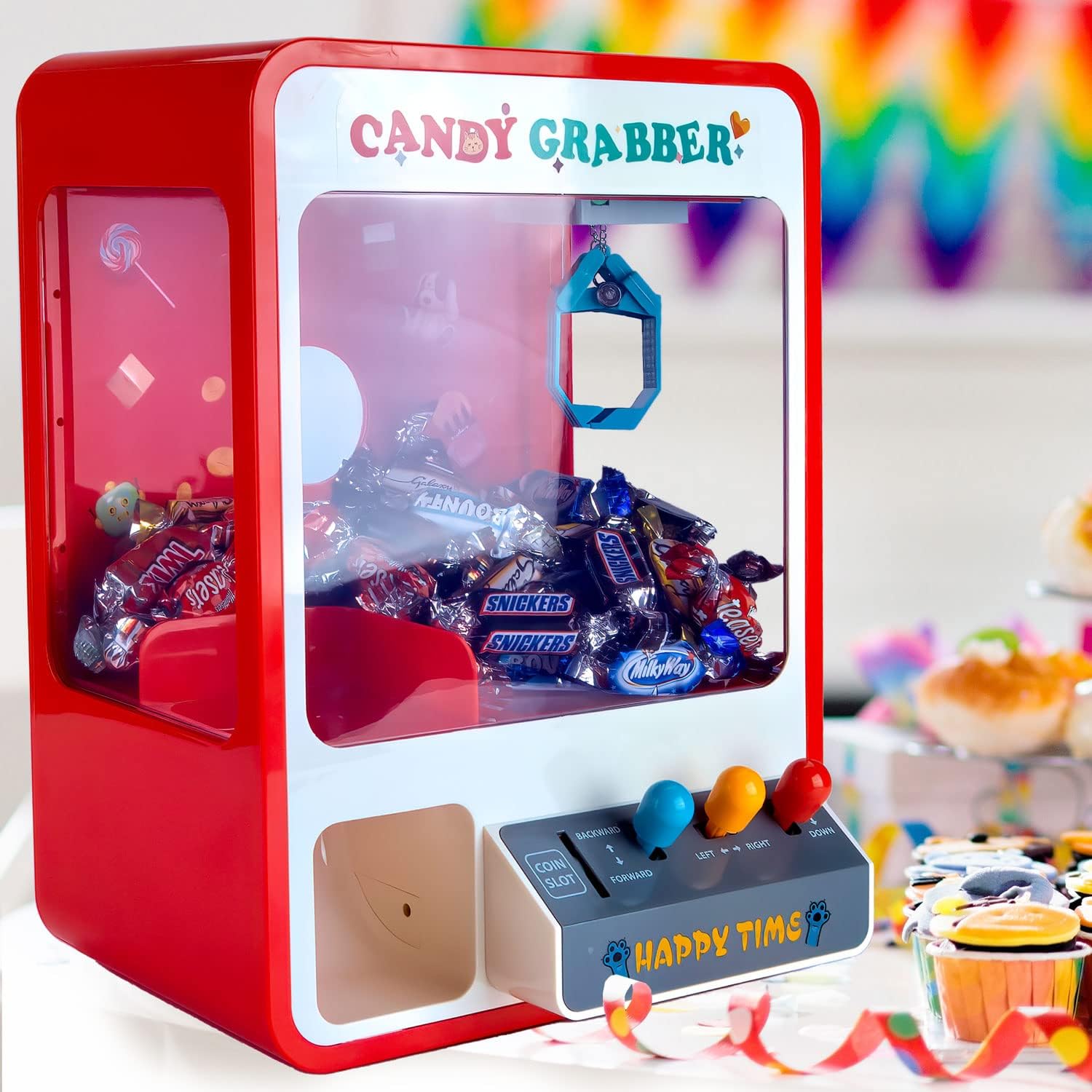 Candy Grabber Supreme – Greifautomat für Süßigkeiten & Spielzeug