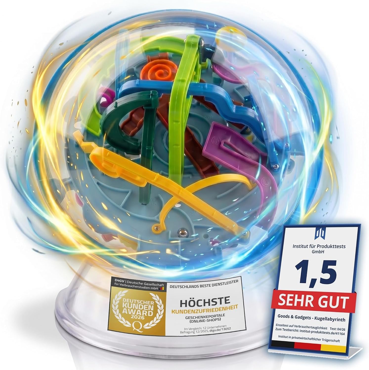 3D Kugel Labyrinth Puzzle – Magic Maze Geschicklichkeitsspiel